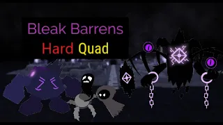 (Full Run) Bleak Barrens Hard Quad Triumph {Strategy in the Description} || [Roblox] Tower Heroes