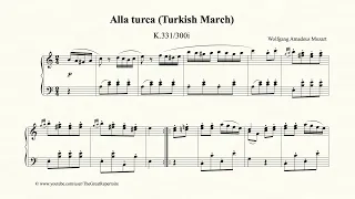 Mozart, Turkish March, (Rondo Alla Turca)