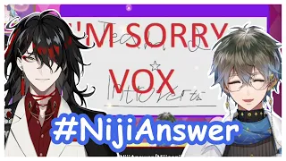 "I'M SORRY VOX" Ike and Vox's Interaction during NijiAnswer [Nijisanji EN]