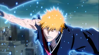 「BLEACH 千年血戦篇」一護vs銀城、死神の力を取り戻した後、一護が銀城を圧倒 | Ichigo vs Ginjo, Ichigo over powers with Getsuga Tenshou