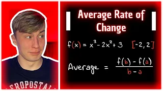 Average Rate of Change of a Function Over an Interval || Algebra 1