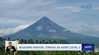 Bulkang Mayon, itinaas sa alert level 2 | Saksi