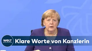 CORONA-GIPFEL: Bundesweite Einschränkungen für Ungeimpfte - Statement von Kanzlerin Merkel