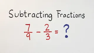 Subtracting Fractions by Math Teacher Gon