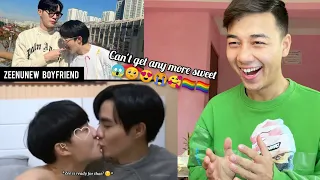 Zee x Nunew || LOVE IS REAL - Zeenunew boyfriend Part 1 | REACTION