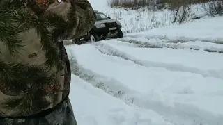 УАЗ патриот снежно - песчаный подъем.