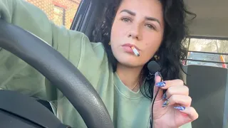 ASMR | Chewing Gum, Whispering & Smoking 🍓