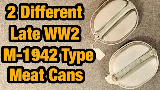 WW2 US mess kit, M-1942 type Meat Can