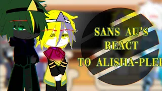 Sans Au’s React to@Alisha-pleb  🤧🤍 ||ENG / FR|| Small like you 🧍🏽‍♀️