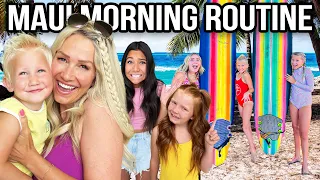 MORNiNG ROUTiNE on VACATiON w/ LARGE FAMiLY!