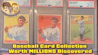 Baseball Card Collection Worth MILLIONS Discovered in Attic