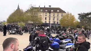 Fin de manifestation FFMC 26-11-2022 contre le contrôle technique 2 roues motorisés