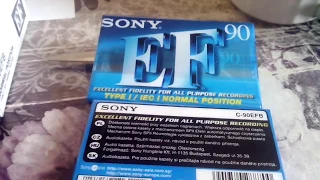 Аудио-кассеты Sony EF-90 (Новые) 2000г.