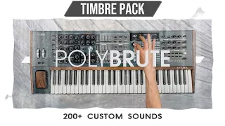 ► Alive & Warm sounds ► 200 custom patches / presets soundset (NO TALKING DEMO) Arturia Polybrute