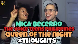 Mica Becerro - Queen Of The Night (The Voice Teens Philippines) #Thoughts