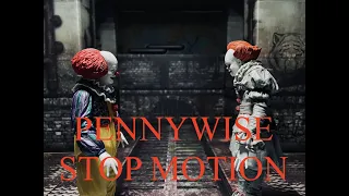 PENNYWISE MEETS PENNYWISE: IT Stop Motion Short #animation #stopmotion #it #actionfigure