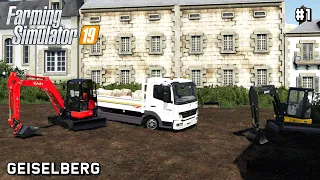 Starting NEW public works company | Public Works | Geiselberg | Farming Simulator 19| Episode 1