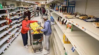 Grocery stores struggle to keep up with demand amid COVID-19 panic buying