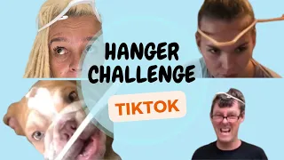 TIKTOK HANGER CHALLENGE | REAL? FAKE? | PEOPLE & DOGS