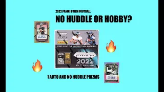 2022 PANINI PRIZM FOOTBALL NO HUDDLE HOBBY BOX x2 - Better or Worse than Hobby?? 🤔 🔥 🤔