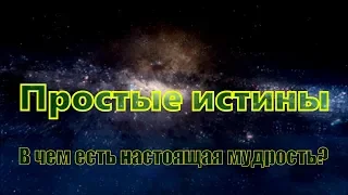 Простые истины | в чем есть настоящая мудрость.