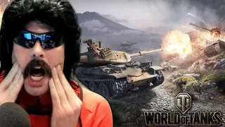 DrDisrespect Tries World of Tanks BR for the First Time! (8/30/19)