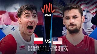 POLAND vs USA | FINAL Highlights | Men's VNL 2023