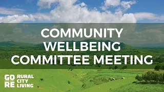Community Wellbeing Committee Meeting