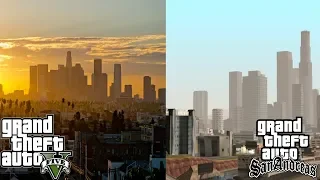 GTA 5 VS GTA San Andreas| Comparison Between Places In (LOS SANTOS)