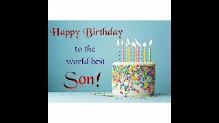 Happy Birthday to my Dear Son/Birthday Message to my Son/Birthday Prayer to him/#happy