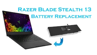 Razer Blade Stealth 13 - Battery Replacement in 5 minutes!