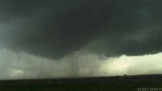 TORNADO and INTENSE RFD wind NW of Laramie, WY July 6, 2019