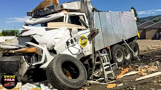 TOTAL IDIOTS AT WORK 2023 | Dangerous Truck Fails Compilation | Total Bad Day At Work