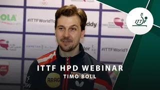 ITTF High Performance & Development Webinar 7 - Timo Boll