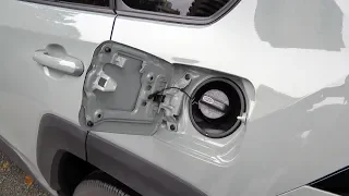 Toyota RAV4 (2019-2024): How To Unlock Stuck Gas Tank Door.