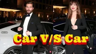 Jamie Dornan's 🚘CAR V/S Dakota Johnson's 🚙CAR || Car v/s Car 🚗🚗