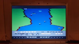 River Raid [Atari 800] [Brigdes: 350-386] [Score: 875290] [Original Recording] [Full HD]