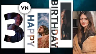 How To Make Happy Birthday Status Video in Vn App || Birthday Status Video Editing in Vn App