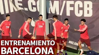 Entrenamiento del FC Barcelona previo al Clásico | Diario AS
