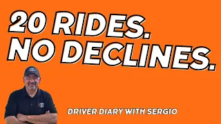 I Accepted 20 Uber Rides Without Declining: My Full Earnings Revealed | Driver Diary with Sergio