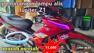 tutorial pemasangan lampu alis Jupiter Z1 murah meriah dan gampang #jupiterz1 #jupiterzindonesia