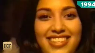 Kim Kardashian in 1994 home video..