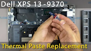 Dell XPS 13 9370 Disassembly, fan cleaning and thermal paste replacement