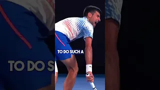 🎾Novak Djokovic’s Hamstring Injury 🚑 #tennis #shorts #australianopen