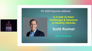 ITC Keynote 3 Scott Runner on automotive