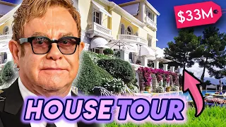Elton John | House Tour | Mansions From Beverly Hills to France