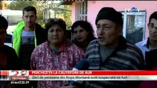 Localnicii de la Roşia Montană, suspectaţi că au furat aur de peste 600.000 de lei