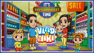 Влад и Никита | Супермаркет | Vlad and Niki | Мультики игры для детей | Весёлые КиНдЕрЫ