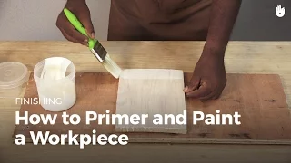 How to Primer and Paint a Workpiece | Woodworking
