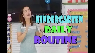 Kindergarten Daily Routine with Teacher Girlie